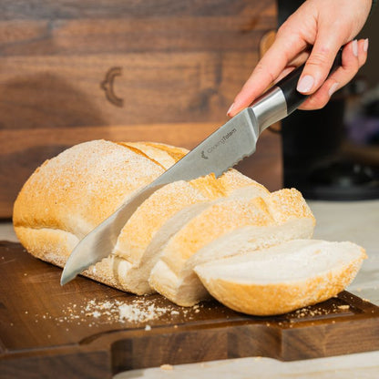 Bread knife 20cm | CookingTotem®️ | German Steel